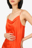 Cami NYC Orange Silk Camisole Top