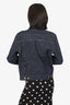 Christian Dior Blue Denim Oblique Jacket Size 44