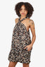Rebecca Minkoff Black Floral Print Mini Dress Size S