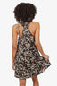 Rebecca Minkoff Black Floral Print Mini Dress Size S