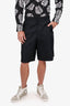 Prada Black Re-nylon Triangle Logo Shorts Size 48