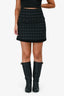 Sandro Grey Tweed Mini Skirt Size 38