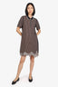 3.1 Phillip Lim Black/Beige Collared Dress Size L