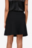 Sandro Black Perforated Waist Mini Skirt Size 1