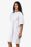 Hermès White Cotton 'Mosaique Boho' Dress Size 34