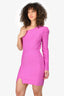 Elliatt Mauve One Sleeve 'Keegan' Mini Dress Size XS