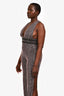 Eliya The Label Black Sequined 'Tatiana' Jumpsuit Size L