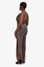 Eliya The Label Black Sequined 'Tatiana' Jumpsuit Size L