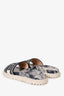 Christian Dior Canvas/Rubber Printed Slides Size 38.5