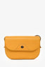Christian Dior Vintage Mustard Grained Leather Crossbody Bag