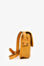 Christian Dior Vintage Mustard Grained Leather Crossbody Bag