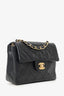 Pre-Loved Chanel™ 2003-04 Black Lambskin Mini Square Flap Bag