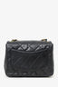 Pre-Loved Chanel™ 2003-04 Black Lambskin Mini Square Flap Bag