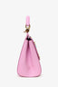 Dolce & Gabbana Pink Dauphine Medium Family Patch Miss Sicily Bag with Strap