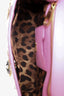 Dolce & Gabbana Pink Dauphine Medium Family Patch Miss Sicily Bag with Strap