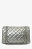 Pre-Loved Chanel™ Silver Metallic Reissue 226 Double Flap Bag