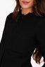 Pre-Loved Chanel™ Black Wool Blend CC 3/4 Length Coat Size 34