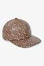 Burberry Brown Coated Cotton TB Monogram Hat Size L