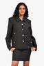 Pre-Loved Chanel™ 2020 Black Coated Canvas Jacket Size 40