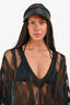 Helen Kaminski Black Straw Hat Sun Visor
