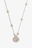Gucci Sterling Silver GG Pendant Necklace