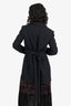 Proenza Schouler Black Wrap Blazer Size 2