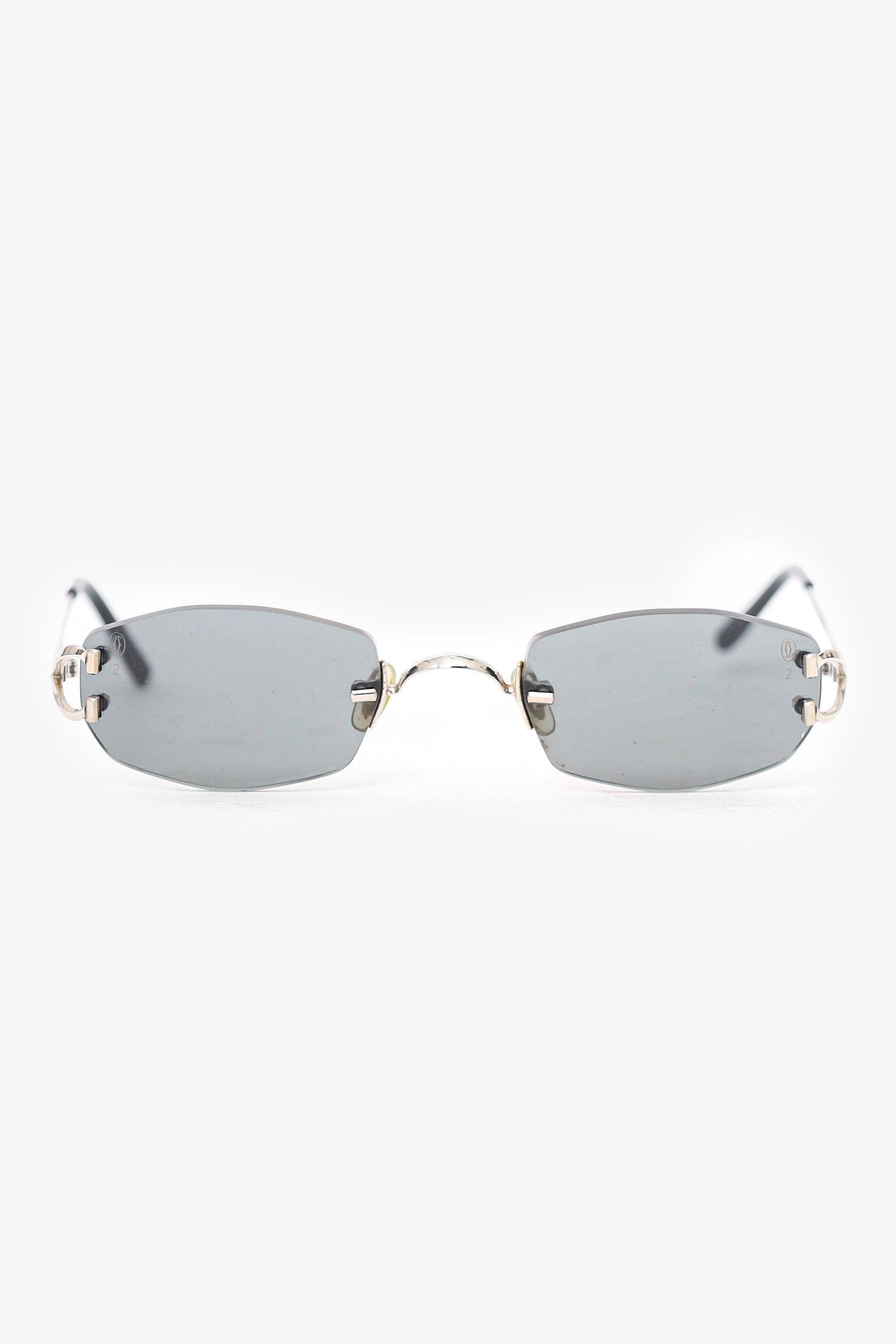 Cartier Black Rimless Sunglasses (As Is) – Mine & Yours