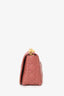Christian Dior 2022 Rust Cannage Leather Medium Caro Shoulder Bag