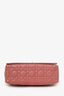 Christian Dior 2022 Rust Cannage Leather Medium Caro Shoulder Bag