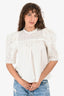 Ulla Johnson White Yvonne Blouse Size 4