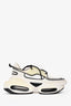 Balmain White/Black B-Bold Sneakers Size 36