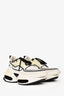 Balmain White/Black B-Bold Sneakers Size 36