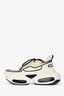 Balmain White/Black B-Bold Sneakers Size 36