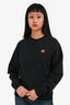 Kenzo Black Tiger Patched Crewneck Sweater Size XS