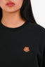 Kenzo Black Tiger Patched Crewneck Sweater Size XS