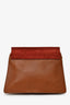 Chloe 2016 Burgundy/Brown Suede/Leather Faye Crossbody Bag