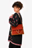 Chloe 2016 Burgundy/Brown Suede/Leather Faye Crossbody Bag