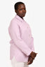 Max Mara Studio Light Purple Wool Cashmere Blend Jacket Size 8