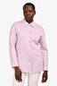 Max Mara Studio Light Purple Wool Cashmere Blend Jacket Size 8