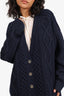 3.1 Phillip Lim NavyCable Knit Cardigan Size L