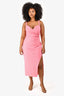 Elliatt Pink Bustier 'Cora' Midi Dress Size L