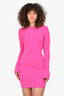 Katie May Pink Long Sleeve 'Glisten' Mini Dress Size M
