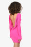 Katie May Pink Long Sleeve 'Glisten' Mini Dress Size M