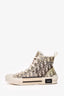 Christian Dior Navy Oblique B23 High Top Sneakers Size 41