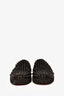 Christian Louboutin Black Leather Studded Slip On Sneaker Size 41
