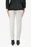 Rag & Bone White Crepe Trousers Size 2