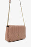Jimmy Choo Beige Nappa Leather JC Wallet On Chain