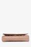 Jimmy Choo Beige Nappa Leather JC Wallet On Chain