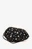 Miu Miu Black/White Star Printed Pouch