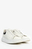 Alexander McQueen White/Black Leather Oversized Larry Sneakers Size 42 Mens